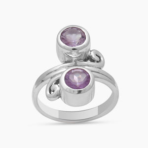 925 Sterling Silver Amethyst Rings