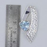 925 Starling Silver Crystal Pendant