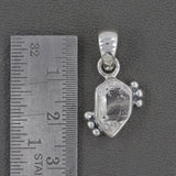 Natural Raw Herkimer Diamond Pendant