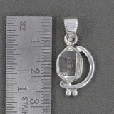 Natural Raw Herkimer Diamond Pendant