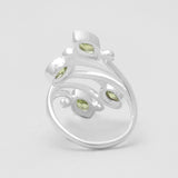 925 Sterling Silver Peridot Rings