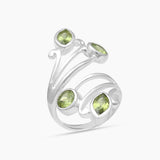 925 Sterling Silver Peridot Rings