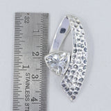 925 Starling Silver Crystal Pendant