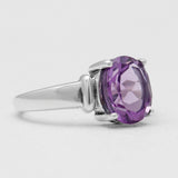 925 Sterling Silver Amethyst Rings