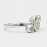 925 Sterling Silver Peridot Rings