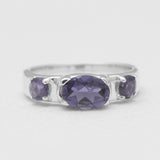 925 Sterling Silver Garnet Rings