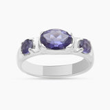 925 Sterling Silver Garnet Rings