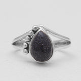 Rainbow Moonstone Silver Rings