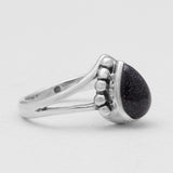 Rainbow Moonstone Silver Rings