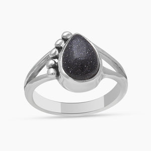 Rainbow Moonstone Silver Rings
