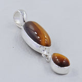 Tigers Eye 925 Silver Pendant