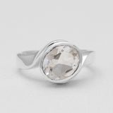 Natural Garnet Silver Rings