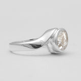 Natural Garnet Silver Rings