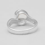Natural Garnet Silver Rings