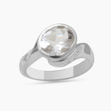 Natural Garnet Silver Rings