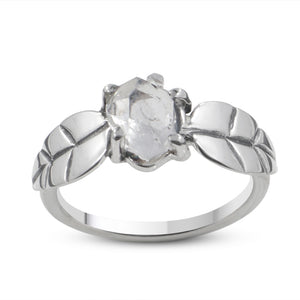 925 Sterling Silver Herkimer Quartz Rings