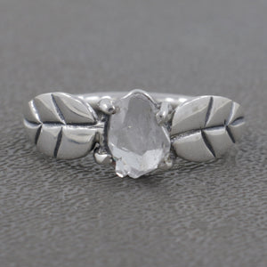 925 Sterling Silver Herkimer Quartz Rings