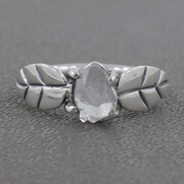 925 Sterling Silver Herkimer Quartz Rings