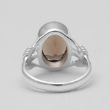 925 Sterling Silver Smoky Quartz Rings