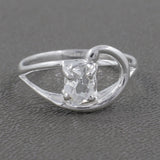 925 Sterling Silver Herkimer Diamond Ring for Women