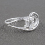 925 Sterling Silver Herkimer Diamond Ring for Women