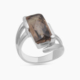 Green Amethyst Sterling Silver Rings