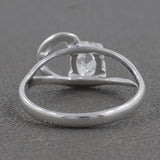 925 Sterling Silver Herkimer Diamond Ring for Women