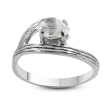 925 Sterling Silver Herkimer Diamond Ring