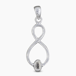 925 Silver Herkimer Quartz Pendants