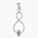 925 Silver Herkimer Quartz Pendants