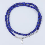 Blue Lapis Lazuli Small Size Faceted Round Beads