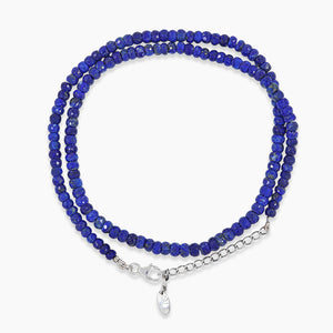 Blue Lapis Lazuli Small Size Faceted Round Beads