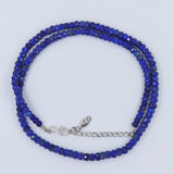 Blue Lapis Lazuli Small Size Faceted Round Beads