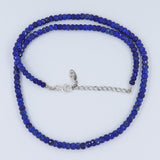 Blue Lapis Lazuli Small Size Faceted Round Beads