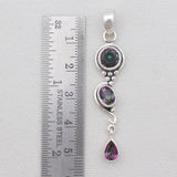 925 Silver Tourmaline Pendant