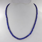 Blue Lapis Lazuli Small Size Faceted Round Beads