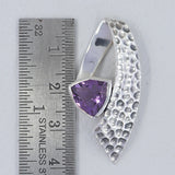 925 Starling Silver Crystal Pendant