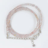 Morganite Faceted Rondelle Beads
