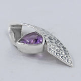 925 Starling Silver Crystal Pendant