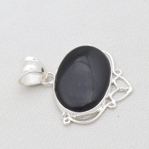 925 Sterling Silver Black Onyx Pendants