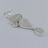 Vibrant Flash Moonstone Silver Pendant