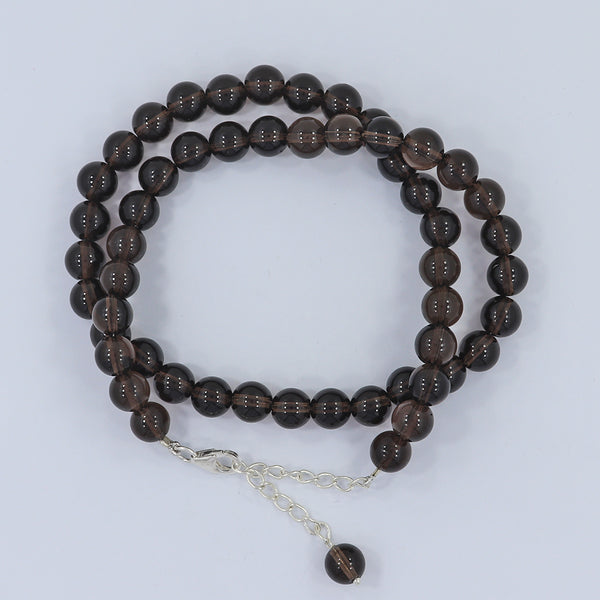 Smoky Quartz Beads Necklace