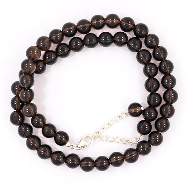 Smoky Quartz Beads Necklace