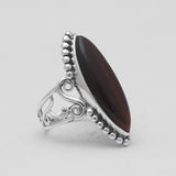 Natural Lapis Lazuli Silver Rings