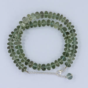 Green Amethyst Beads Necklace