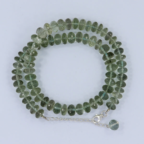 Green Amethyst Beads Necklace
