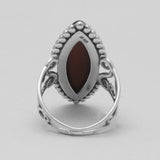 Natural Lapis Lazuli Silver Rings