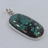 Tibetan Turquoise 925 Sterling Silver Pendant