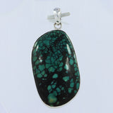 Tibetan Turquoise 925 Sterling Silver Pendant