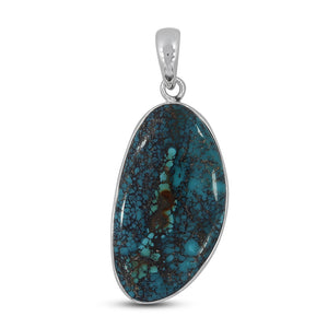 925 Silver Tibetan Turquoise Pendant